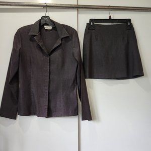 2pc Charcoal Suit